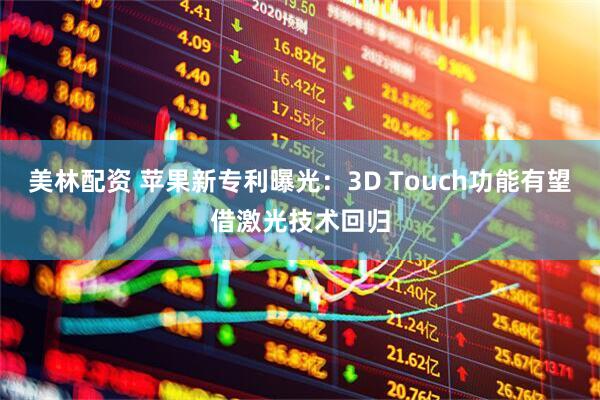 美林配资 苹果新专利曝光：3D Touch功能有望借激光技术回归