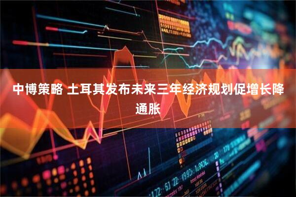 中博策略 土耳其发布未来三年经济规划促增长降通胀