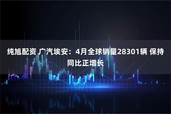 纯旭配资 广汽埃安：4月全球销量28301辆 保持同比正增长